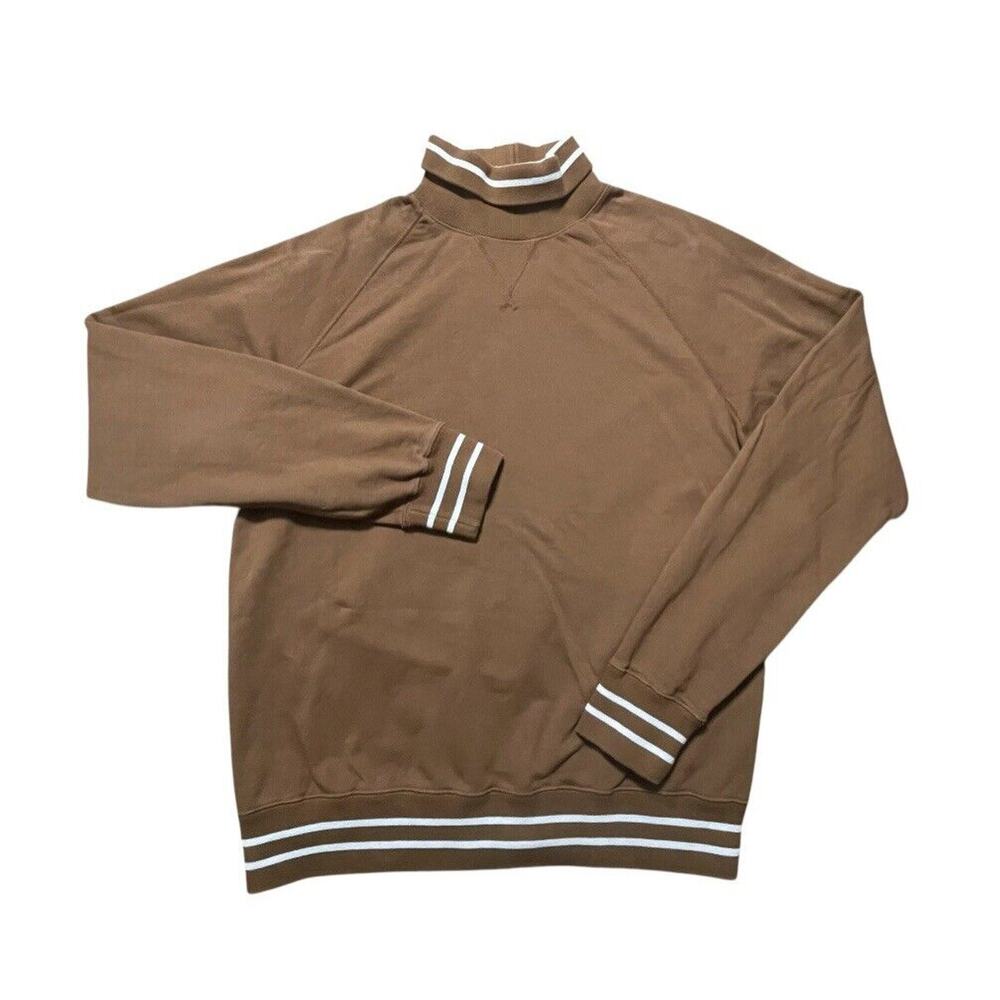 Todd Snyder x Champion Turtleneck Sweater Mens Large Brown Knit Canada